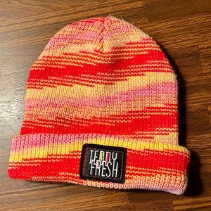 TEDDY FRESH Beanie One Size hat cap bright Colors